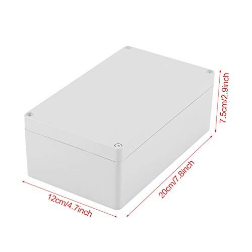 IP65 Waterproof Dustproof ABS Plastic External Junction Box Universal Electrical Project Enclosure Case for Outdoor Usage with 1