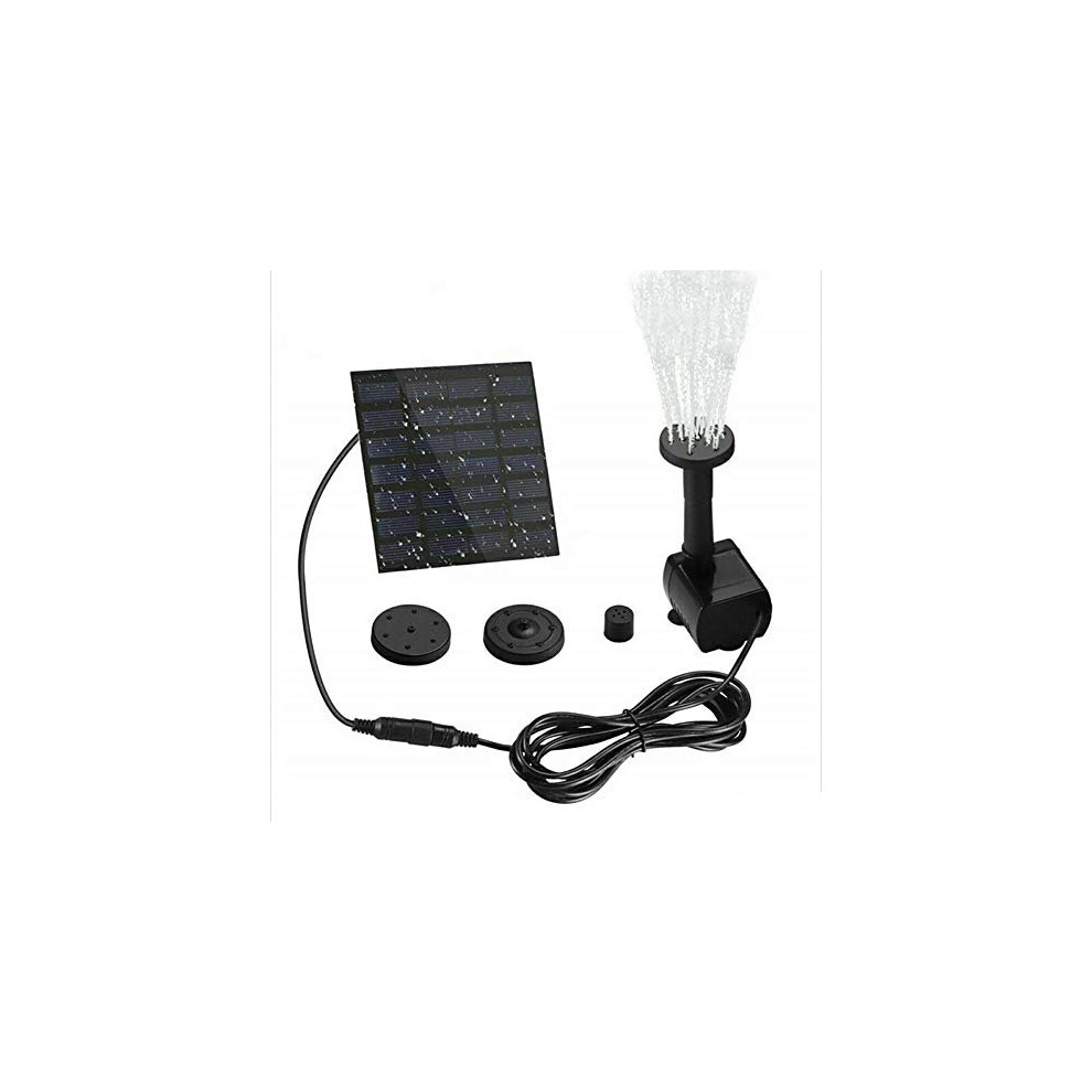 12W Solar Water Pump Fountain Solar Pond Pumps Solar Panel Kit Water Pump for Pond Fountain BirdBath Garden Decoration Water Cycling No