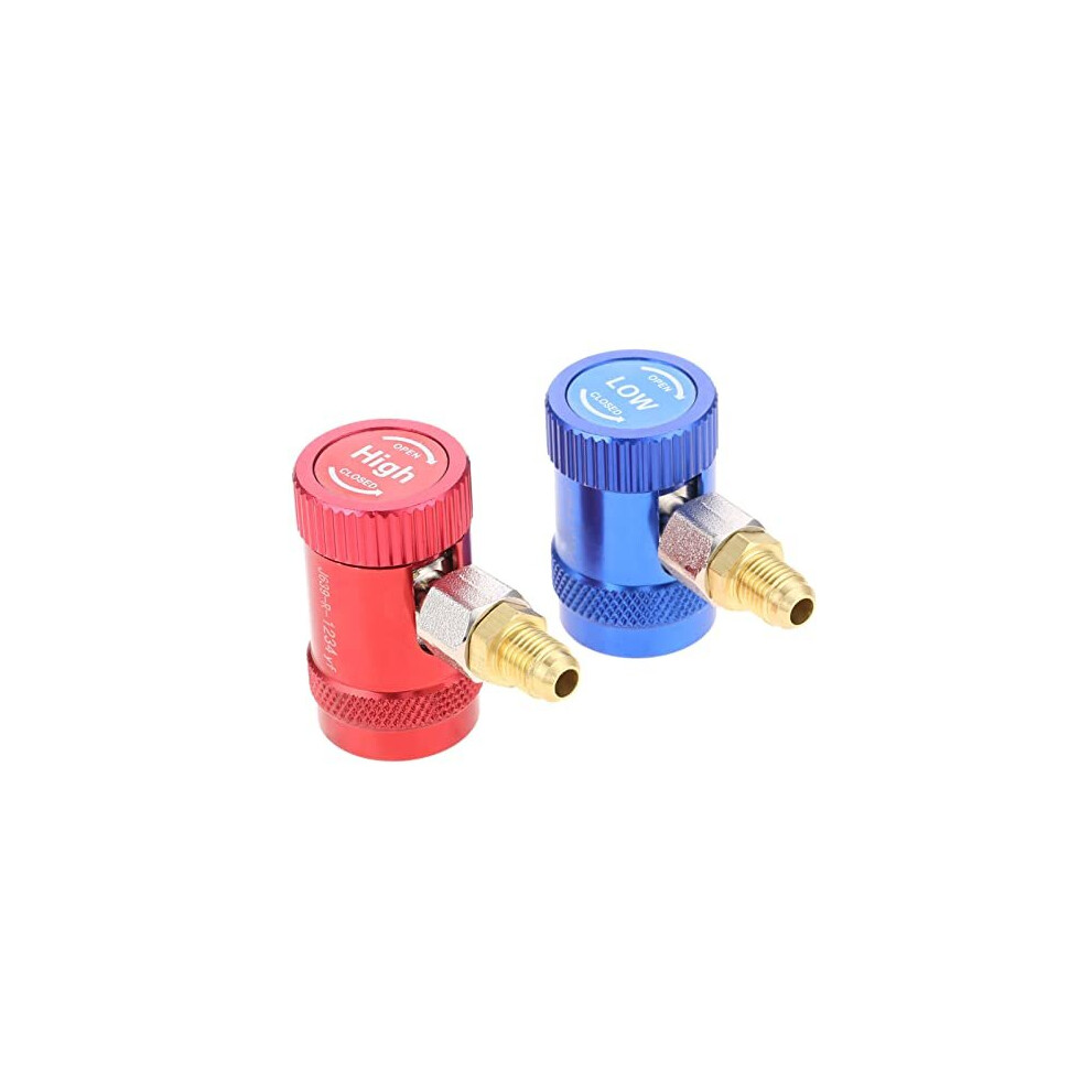 Adapter Refrigerant R1234yf Quick Couplers 14 Male Port Highlow Side R1234yf Adapter Manual Couplers Car Air Tool Set Ac Refrigerants 653334439543