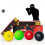 Ultimate Reflex Ball Set: 4 React Balls + 2 Adjustable Headbands for Precision, Focus, Timing & Hand-Eye Coordination 1