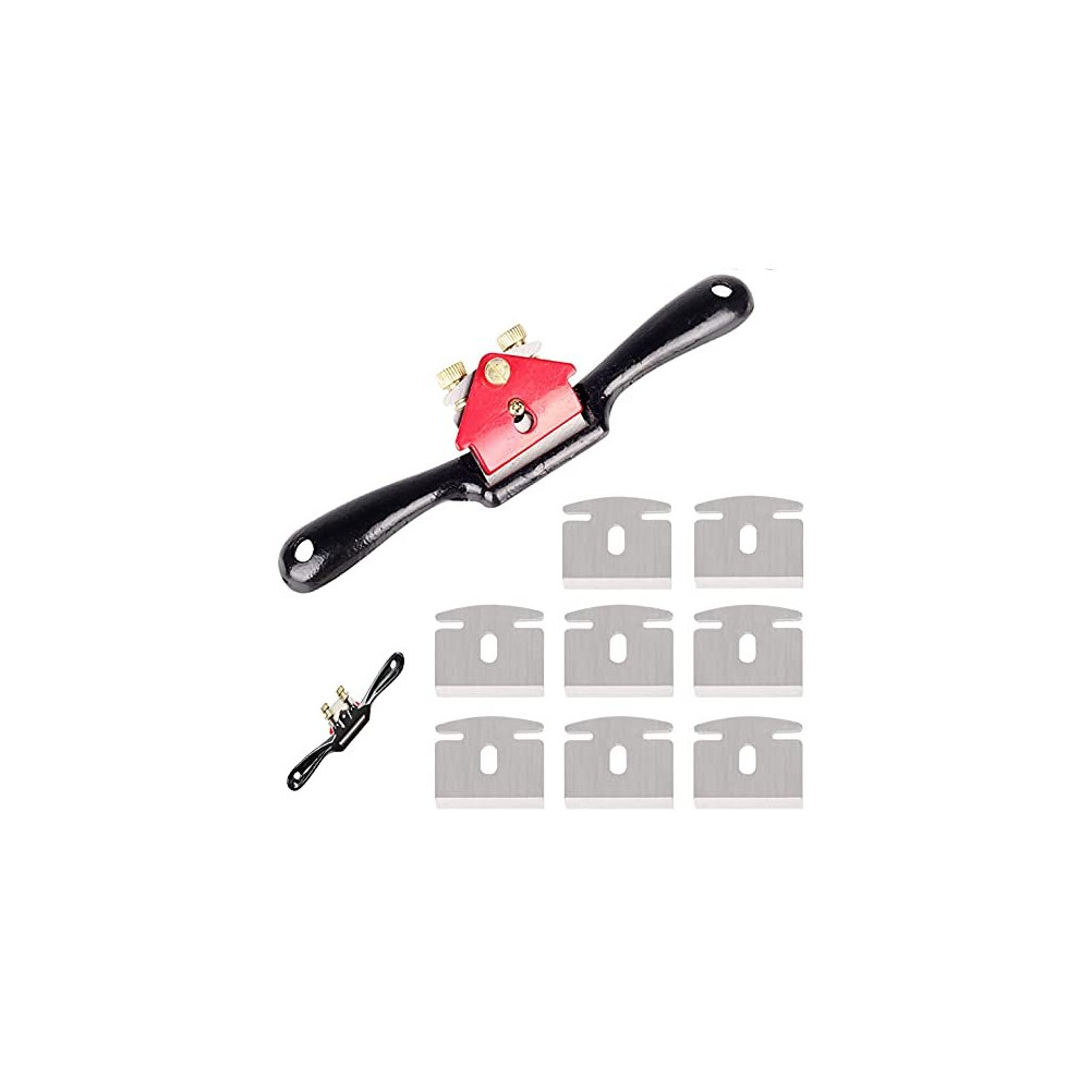 Adjustable Spokeshave 9 Inch 210 Mm Adjustment Woodworking Cutting Edge Plane With Screw Manual Planer Hand Tool Spokeshave Hand Trimming 749119027538