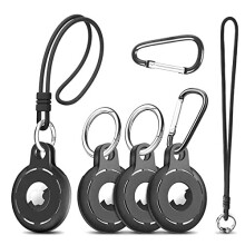 4 Pack Silicone Airtag Holder Protective Airtags Case Compatible with Apple 4 Pieces Mini Washable Waterproof ScratchResistant Air tag