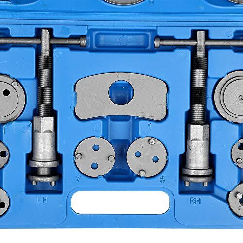 Brake Calliper Tool Sets Disc Brake Pad and Caliper Service Tool Kit Universal Disc Brake Caliper Wind Back Tool for Brake Pad Replacement 2