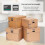 Fellowes 5 BANKERS BOX EXTRA LARGE Strong Moving Boxes 100L SmoothMove Cardboard Boxes Heavy Duty Double Wall Boxes for Moving House with Handles 4