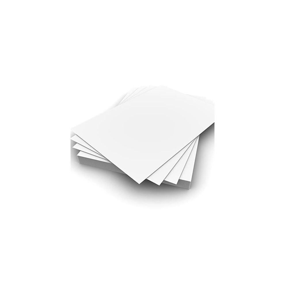 Octopus Crafts 50 Sheets A4 250Gsm Card Premium Thick Printing Paper Suitable For All Printers White
