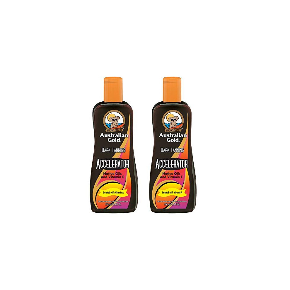 Dark Tanning Accelerator lotion 250ml X 2 BOTTLES