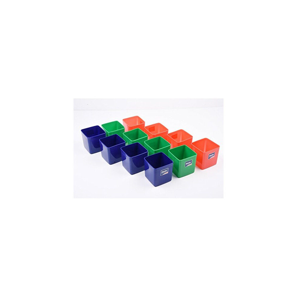Empty Pencil Pots Pack of 12 in Assorted Colours-image-OPC-PBKRPDJ-NEW