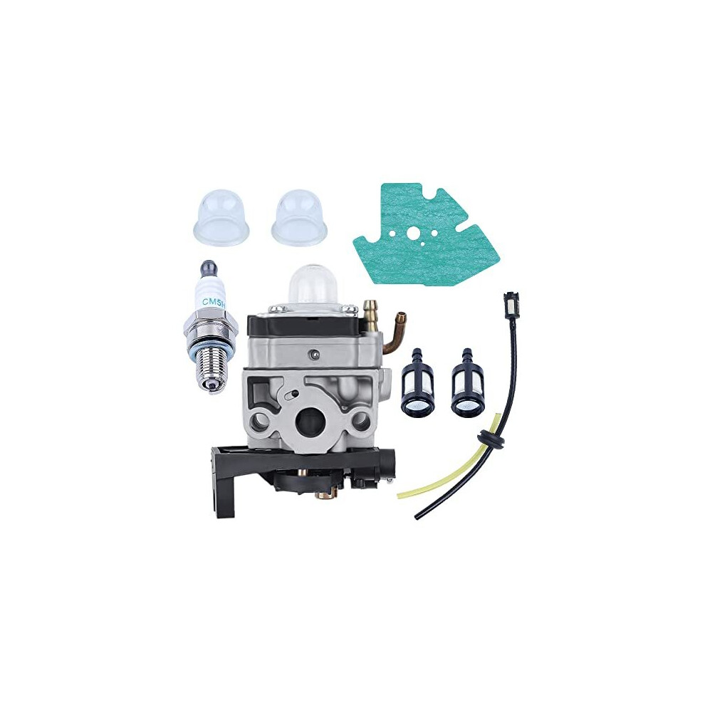Haishine Carburetor For Honda Gx25 Gx35 Gx 25 35 Hht35 Hht35s Fg110 Engine Carburetor With Carburetor Gasketspark Plugfuel Line Hose Kitprimer Bulb