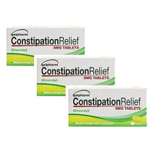 60 Tablets Galpharm Constipation Relief Overnight Relief from Constipation 5mg Bisacodyl