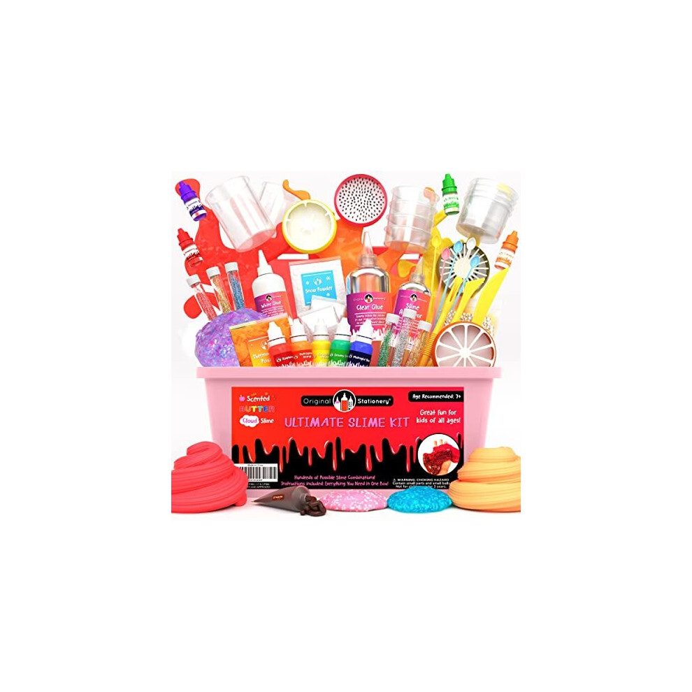 Original Stationery Pink Ultimate Slime Kit Awesome Slime Kit To Make Fishbowl Slime Cloud Slime More Amazing Birthday Xmas Gift Idea For Kids