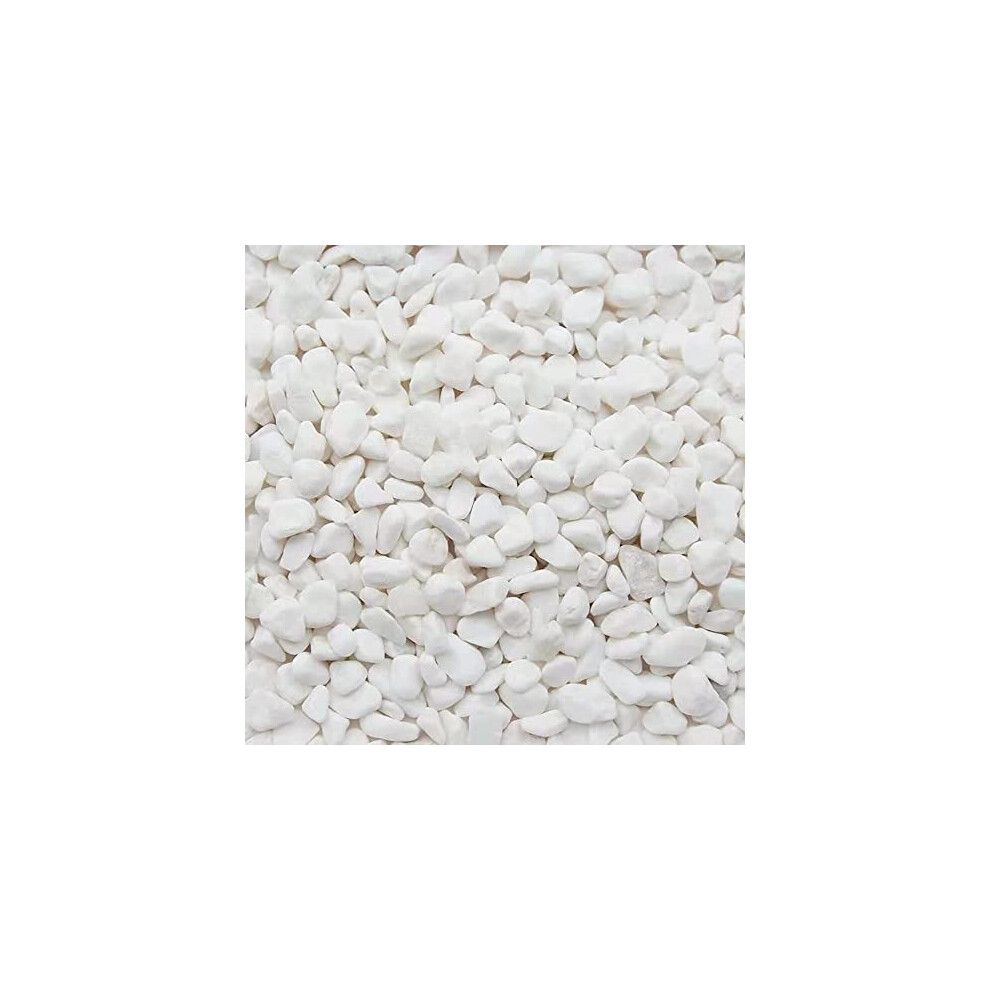 White Decorative Stones SZHTFX Mini Natural Pebbles Chippings 22BL 039inch Mixed River Gravel for Potted Plants Succulents Vase Filling Aquarium