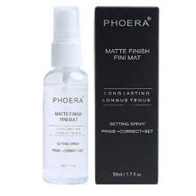AQUAPURITY Phoera Makeup Setting Spray Matte Finish Makeup Sealer Spray Long Lasting16Hr Wear Face Make Up Foundation 3 In 1 Fixer Primer Corrector