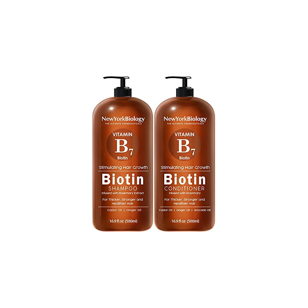 Biotin Shampoo and Conditioner Set 500ml for Hair Growth and Thinning Hair Thickening Formula for Hair Loss Treatment For Men Women Anti Dandruff