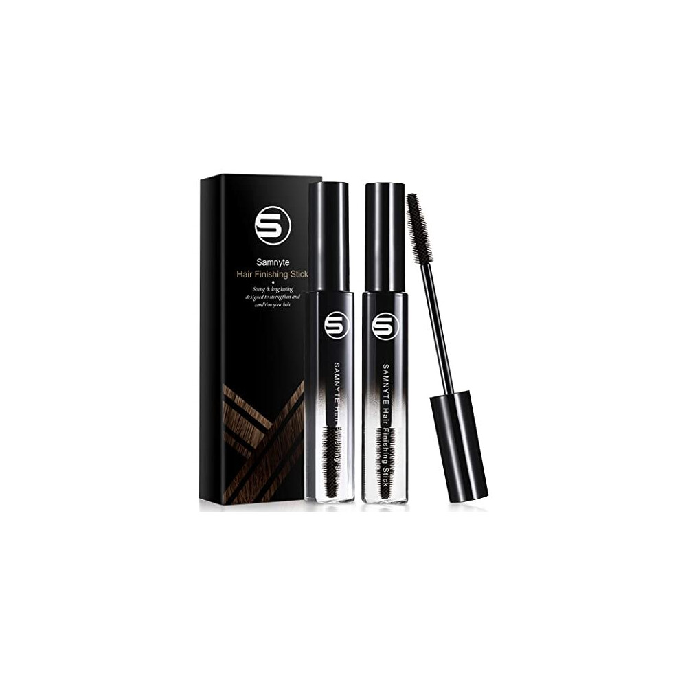Samnyte Hair Finishing Stick 2 Pack 18Ml Hair Feel Stick Hair Mascara For Flyaway Hair Tamer Shaping Gel Moisturizing Notgreasy Flash Moment Stick Bangs