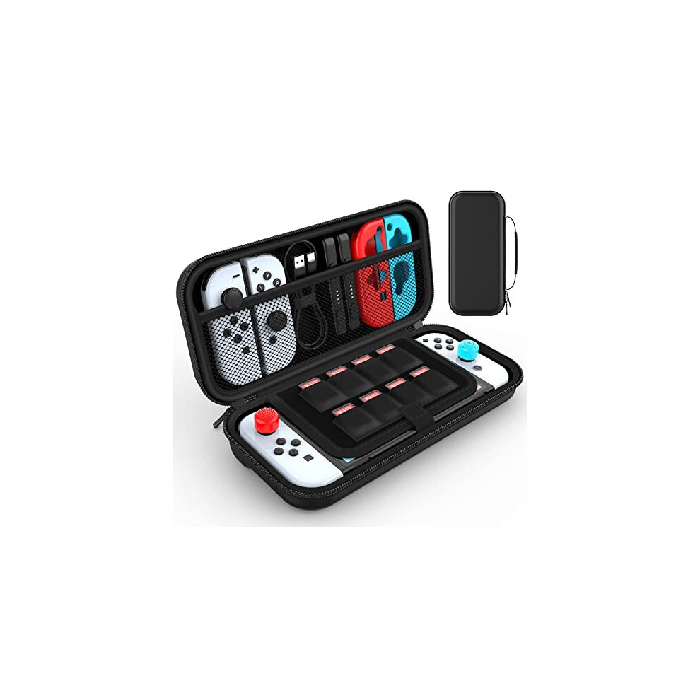 Heystop Case Compatible With Nintendo Switchswitch Oled Protective Hard Portable Travel Carry Case Shell Pouch Compatible With Nintendo Switch Console And