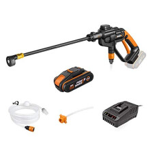 WG620E6 18V20V MAX Cordless 22 Bar Hydroshot Portable Pressure Washer with 20 Ah Battery PowerShare 120 LH Compact Pressure Cleaner Suitable for Patio