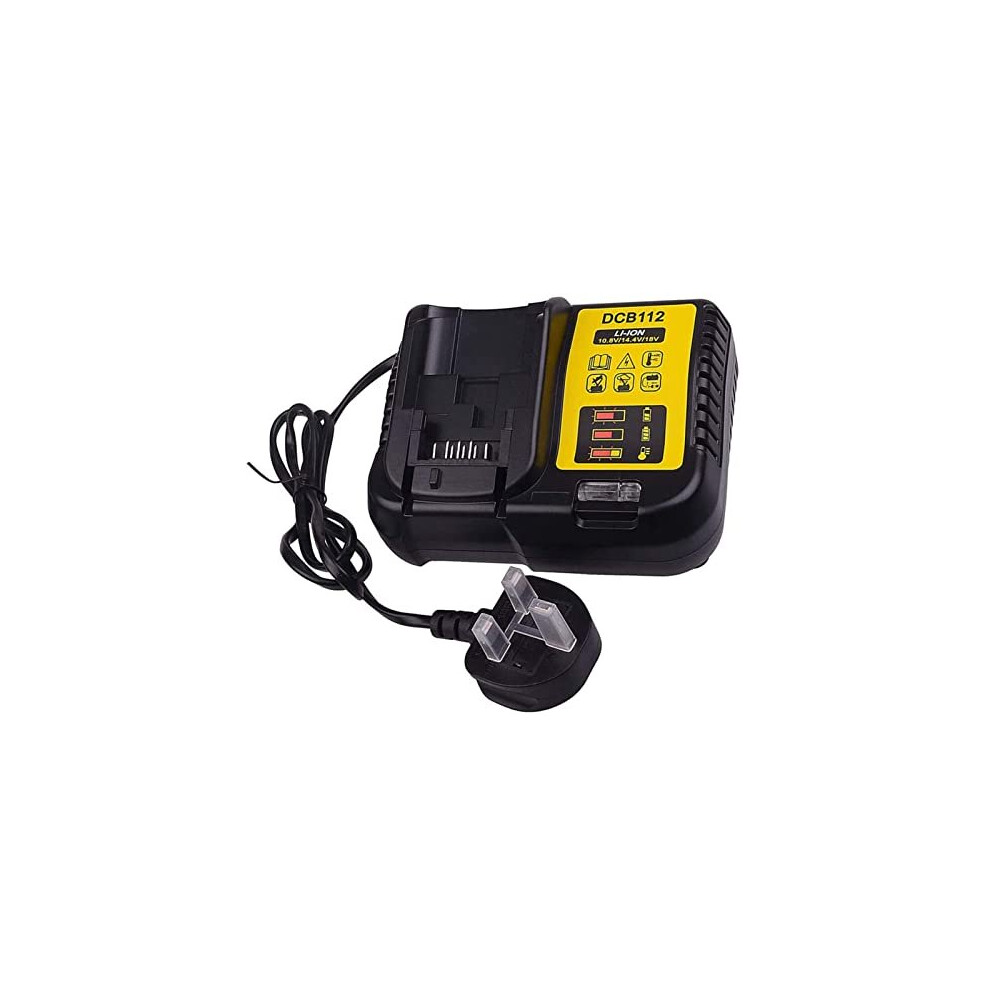 DCB112 2A Fast Charger for Dewalt 12V18V Lithiumion Battery Charger for Dewalt Battery DCB101 DCB107 DCB112 DCB105 DCB115 DCB184 DCB200 DCB203