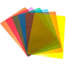 Dyslexia Overlays Professional Pack of 6A4 Coloured Dyslexia Aids for ChildrenReading Rulers Guided Reading Highlight Strips for Visual Stress