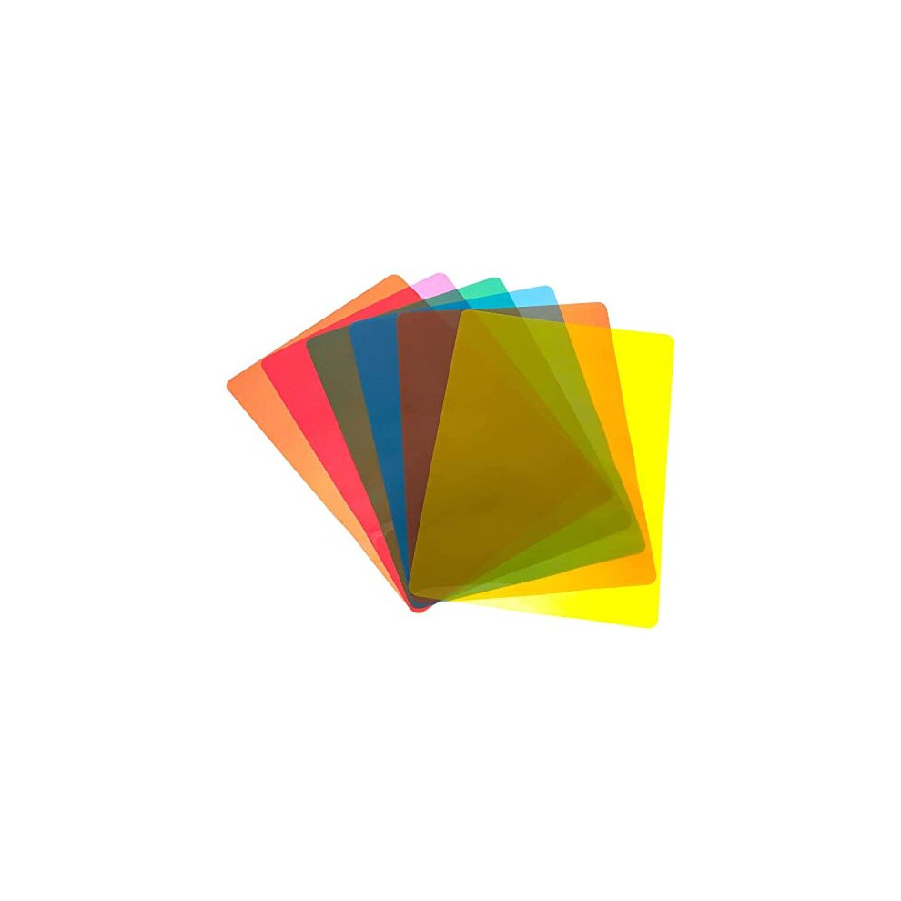 Phoetya Dyslexia Overlays Professional Pack Of 6A4 Coloured Dyslexia Aids For Childrenreading Rulers Guided Reading Highlight Strips For Visual Stress