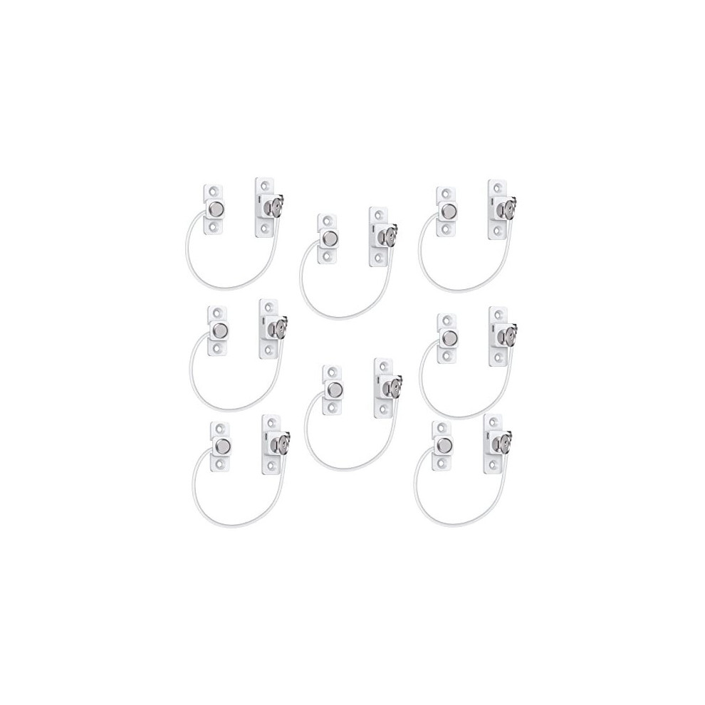 Esynic Window Restrictors 8Pcs Professional Window Restrictor Upvc Locks For Baby Security Window Locks For Child Baby Safety Window Locks For Upvc