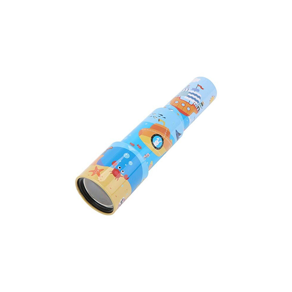 Children Telescope Toy Kids Spyglass Educational Science Toys Iron Outdoor Telescope Ocean Style