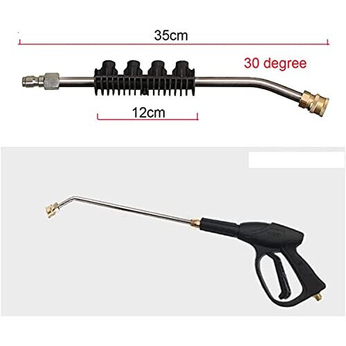 Pressure Washer Lance Extension Wand 14 Inch Quick Release Jet Wash