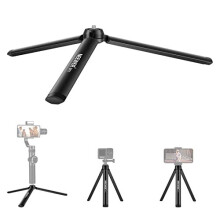 Metal Mini Tripod Desktop Tabletop Stand Compact Tripod Compatible with Crane M2 Smooth Q2 Gimbal Handle Grip Stabilizer and All Cameras