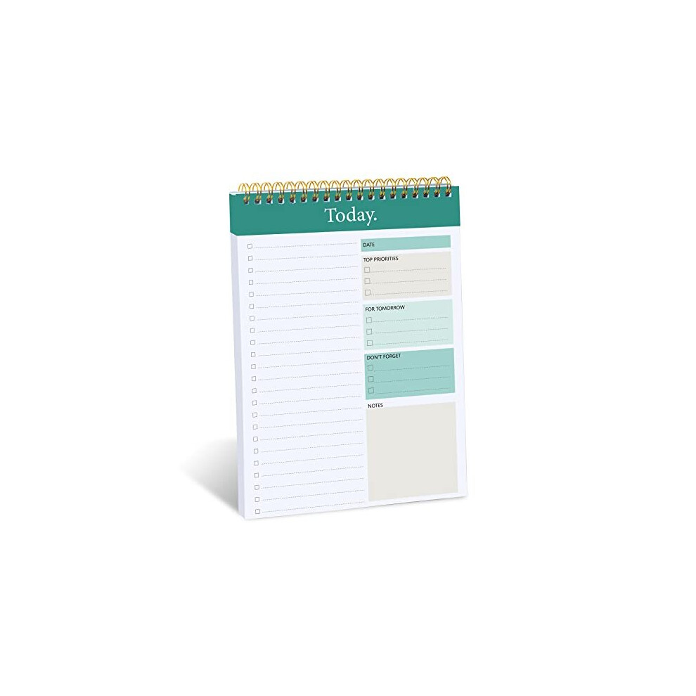 To Do List Notepad Daily Planner Notepad Undated 52 Sheets Tear Off 65 x 98 Planning Pad Checklist Productivity Note Pad for Work and Personal