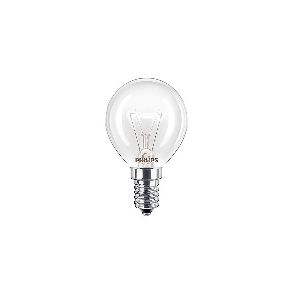 2 x Philips Oven 40w Lamp SES E14 Small Screw Cap 300 Cooker Light Bulb Fits AEGBoschSiemensNeffHotpoint gold