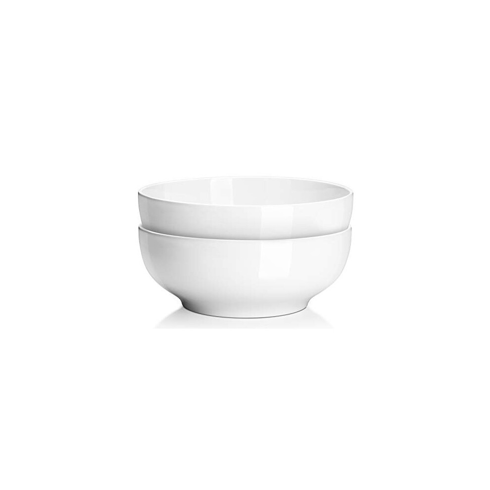95 Large Serving Bowls 2700ml Big Salad Bowls Large White Serving Bowls Serving Dishes Microwave Dishwasher Safe Deep Soup Bowls for