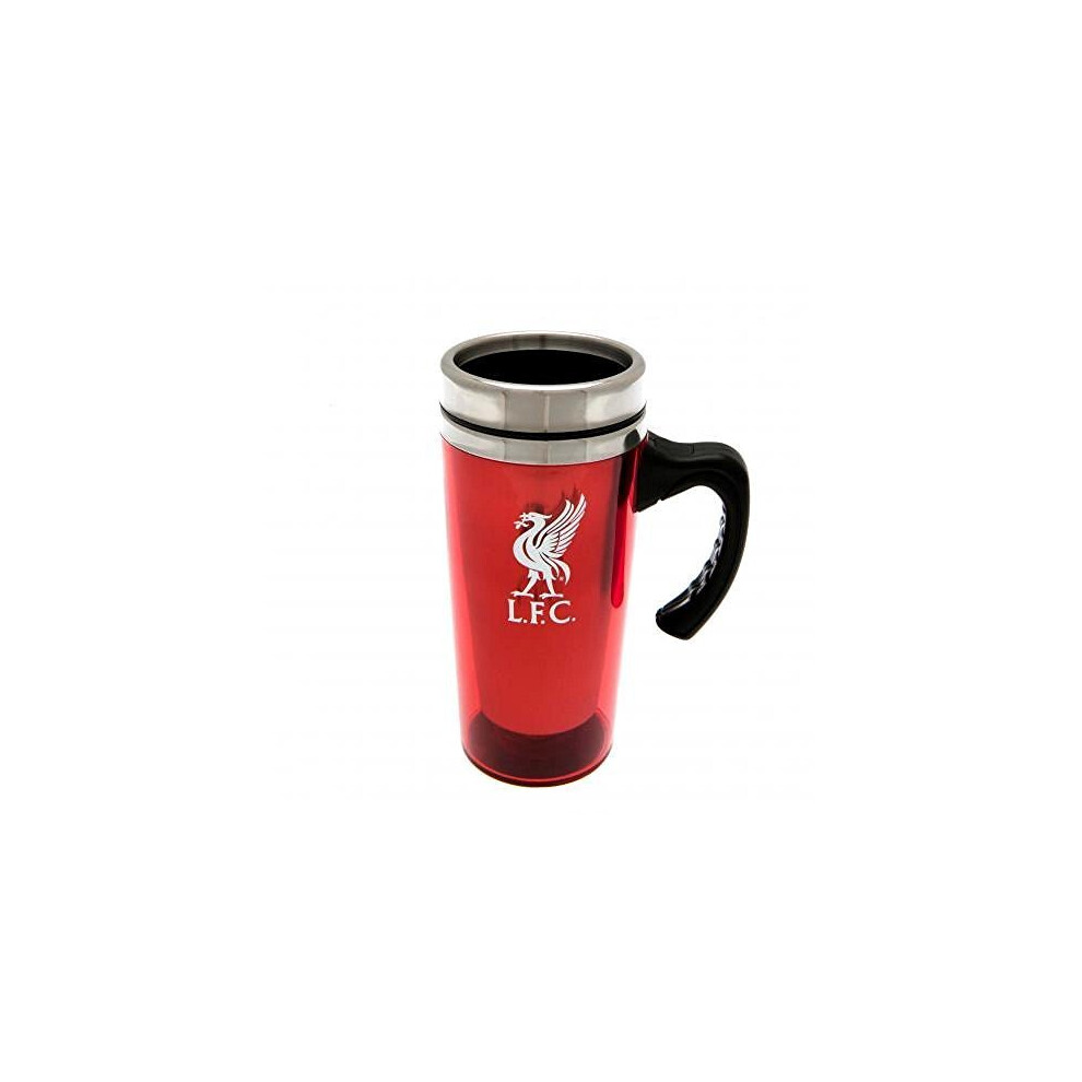 Liverpool FC Official Football Gift Aluminium Travel Mug A Great Christmas Birthday Gift Idea For Men And Boys by Official Liverpool FC Gifts