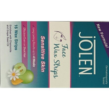 6 PACKS JOLEN FACIAL WAX STRIPS FOR DELICATE SKIN 16 STRIPS PER PACK