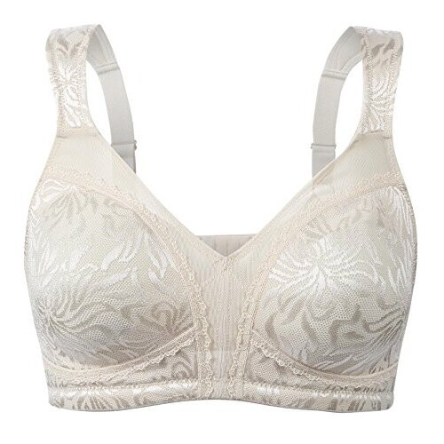 Womens Full Cup Minimizer Bra Wide Straps NonWired No Padding Bra