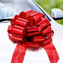 Big Car Bow Red 18 Inch 46 cm Gift Bow Giant Bow for Car Birthday Bow Huge Car Bow Car Bows Big Red Bow Bow for Gifts Christmas Bow for Cars Gift