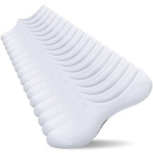 No Show Socken Baumwolle Trainer Socken für Männer Frauen unsichtbar laufen Socken Sport Socken 8 Paare weiß 68 UK