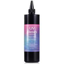 500g Clear UV Resin Hard Type New Formula One Minute Ultraviolet Solar Quick Curing Epoxy Resin Glue for Casting CoatingMoldsJewelry Pendants Earrings