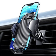 Car Phone Holder Air Vent Mount 2023 Solid PlusRotatable Universal Mobile Van Stand Automobile Cradle Car Accessories 2 Clip Fit 99 Car for iPhone 14