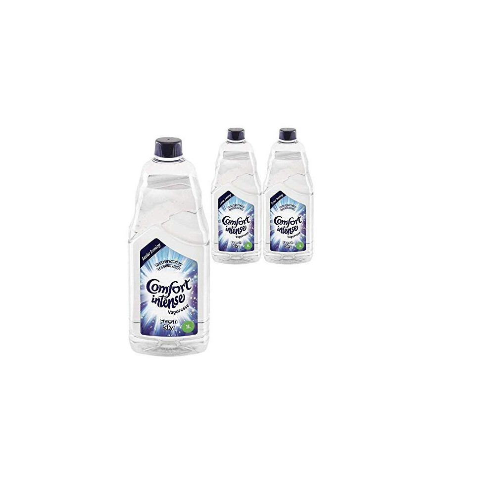 3 x 1ltr Comfort Intense Fresh Sky Vaporesse Ironing Water