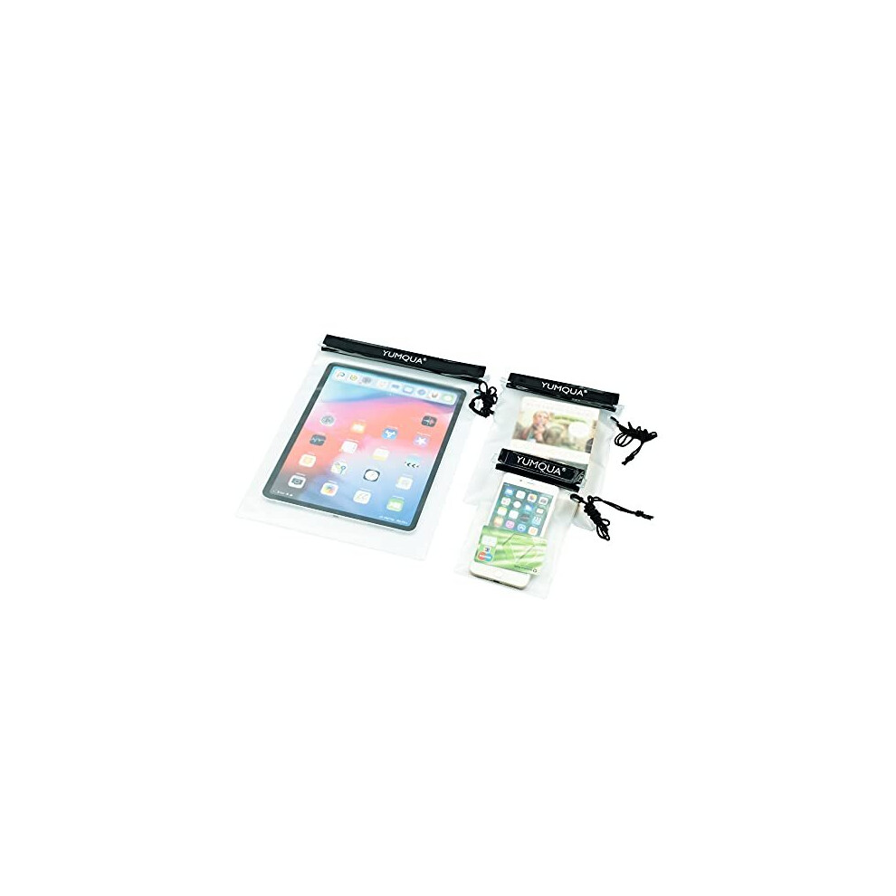 Waterproof Bag Waterproof Pouch Dry Bag for Document MapCameraTablet and Phone Set of 3