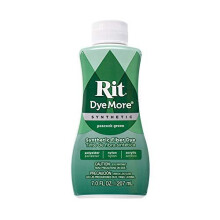 Synthetic Rit Dye More Liquid Fabric Dye Wide Selection of Colors 7 Ounces Peacock Green