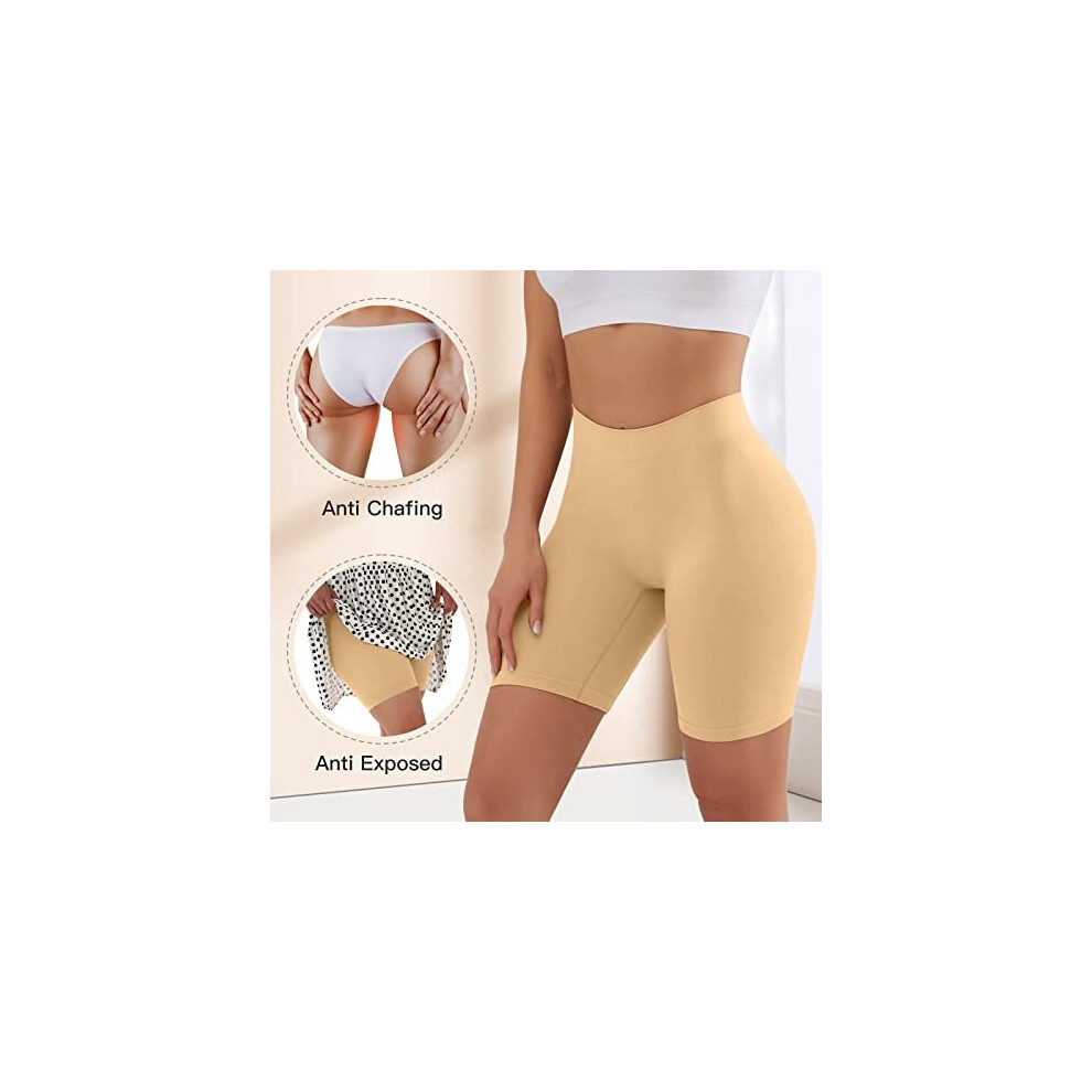 3 PACK Womens Safety Shorts Anti Chafing Long Briefs Underwear