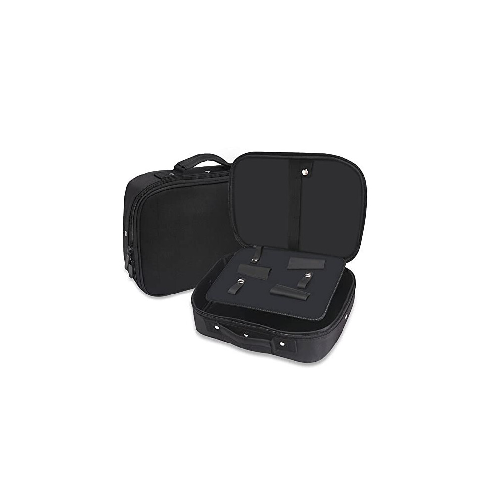 Black Barber Bag Hairdressing Tools Storage Carrying Case Large Capacity Hair Tools Barber Hair Stylist Travel Cosmetics Organizer Bag For Clippers 5061372348799