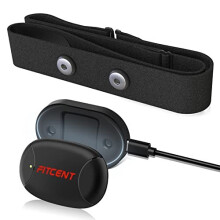 Rechargeable Heart Rate Monitor Chest Strap 53Khz Bluetooth ANT Heart Rate Chest for Peloton IFIT DDP Yoga Zwift Polar Garmin Wahoo