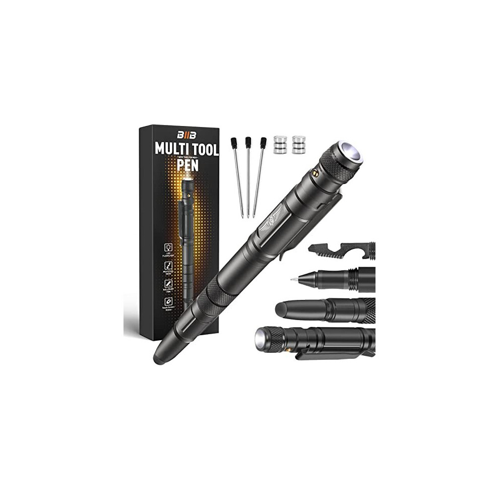 Gifts For Men Father S Day Gifts For Dad Biib Multi Tool Pen Camping Gadgets For Men Dad Gifts Birthday Gifts For Men Who Have Everything Christmas 5061372349468