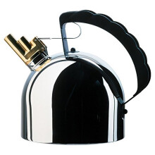 9091 FM Officina HOB Kettle with Steel Bottom Silver