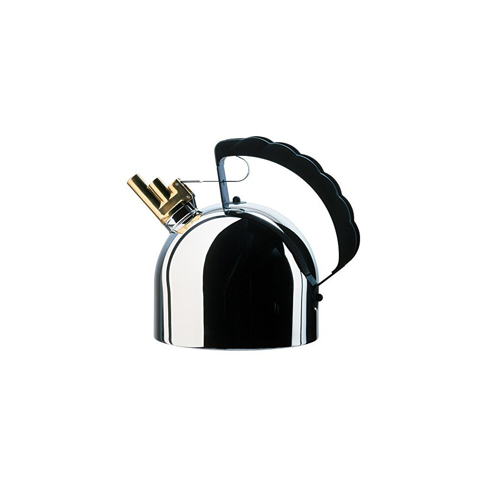 Alessi 9091 Fm Officina Hob Kettle With Steel Bottom Silver