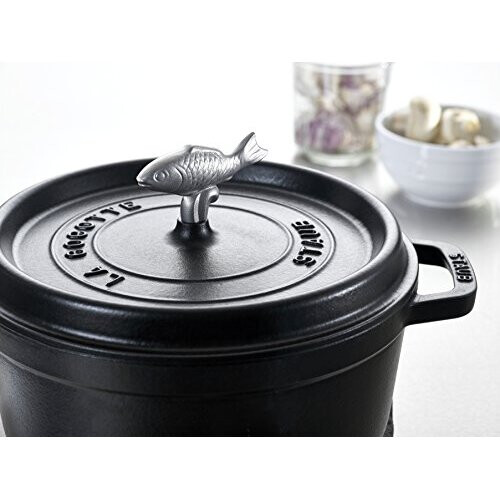 405093480 Fish Lid Knob Cast Iron 1