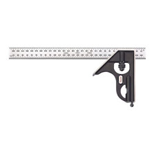 11MH300 Cast Iron Square Head With Regular Blade Combination Square Black Wrinkle Finish 300 mm Size