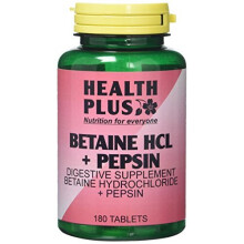 Betaine Hcl Pepsin Digestive Health Supplement 180 Tablets