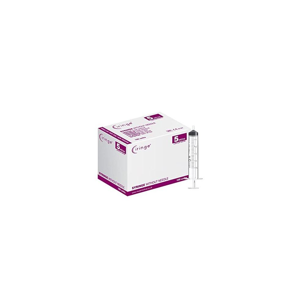 Ciringe 5 Ml Syringe Pack Of 100 5Ml